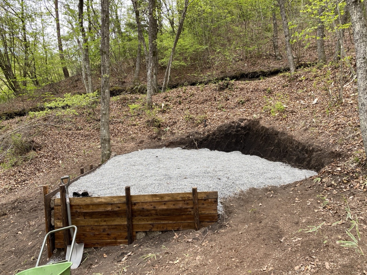 テントサイト 3.7m × 5.2m