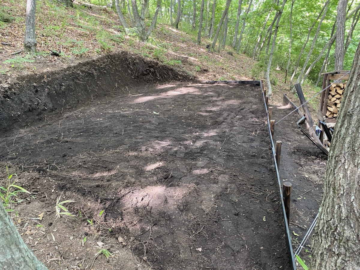 テントサイト 3.5m × 6m